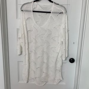 Knit Beach Coverup Sweater